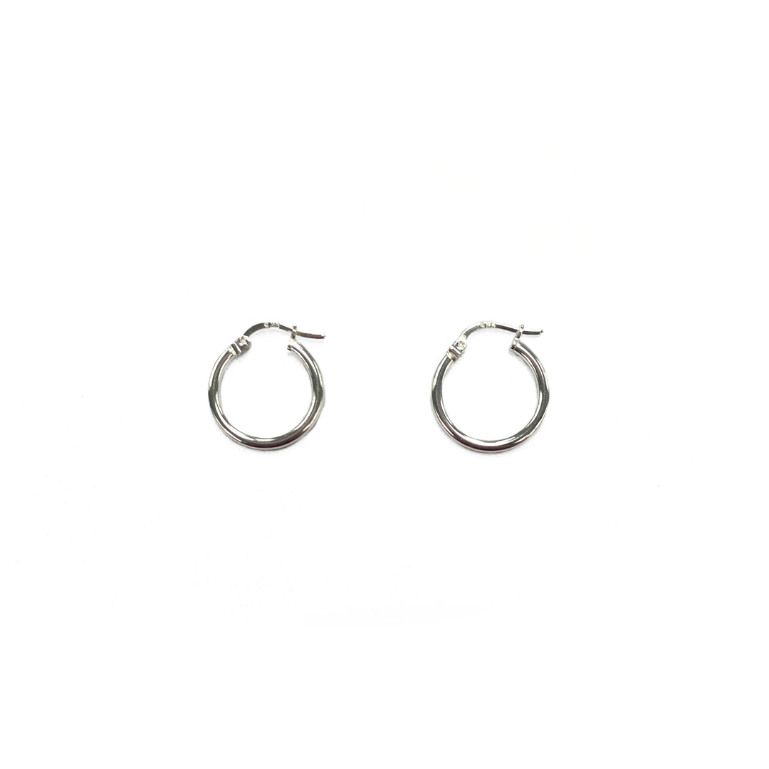 2mm Round Hoops - Sterling Silver