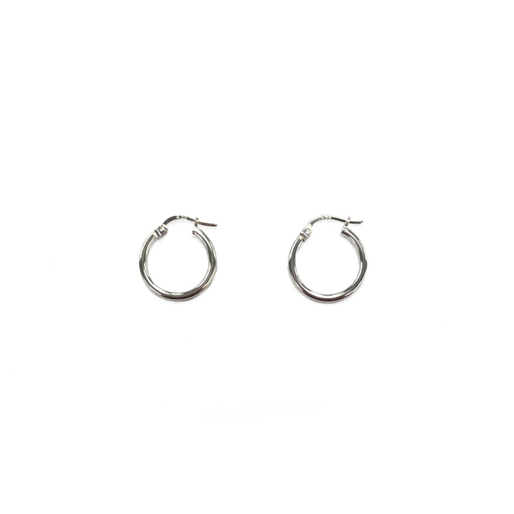 2mm Round Hoops - Sterling Silver