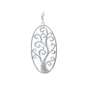 10093 Silver Tree Pendant