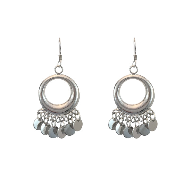 22 3086 Round Dangle Earrings