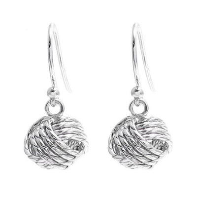 25-6050 Knot French Wire Earrings
