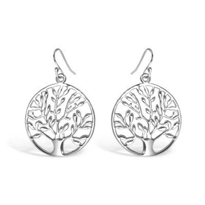 26mm x 26mm Tree of Life Earrings