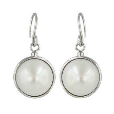 OT3-25294 Freshwater Pearl on French Hook