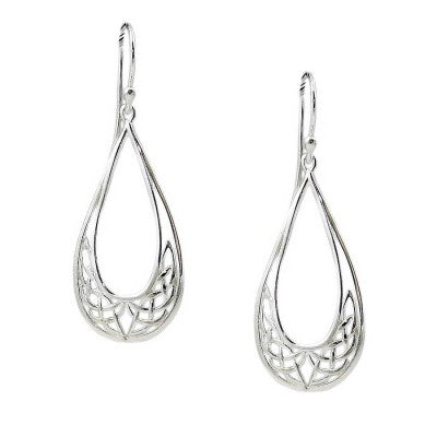 Filigree Tear Drop Earrings