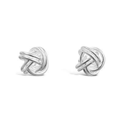 Sterling Silver Knot Studs