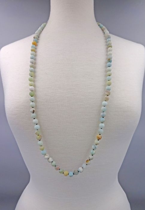 8mm Amazonite Matte 36"