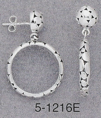 5-1216  Patterned Earrings