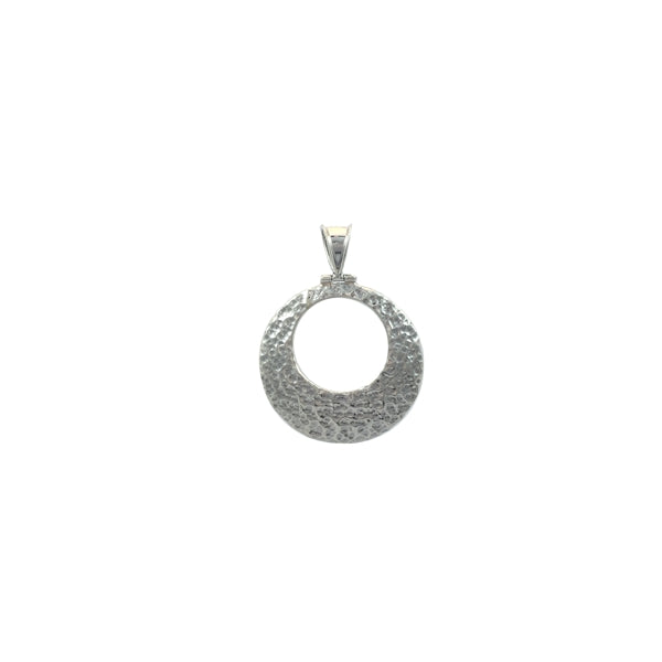 5-1315 Round Hammered Pendant