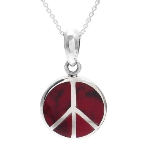 515345 Red Peace French Wire Earrings