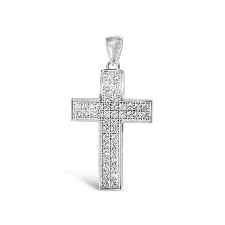 62-4918 CZ Pave Cross Pendant