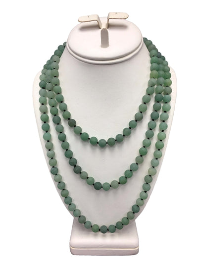 8MM 36" or 60" Green Aventurine MATTE