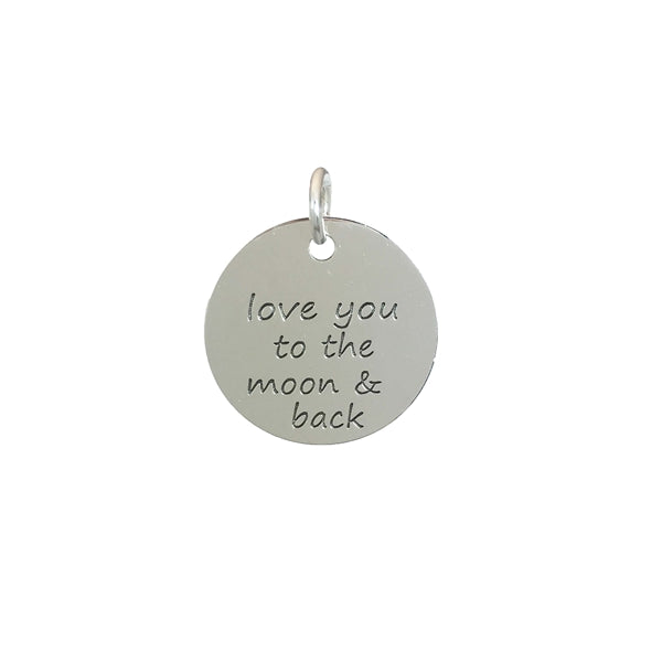 Love You To the Moon &amp; Back Pendant