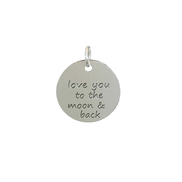 Love You To the Moon & Back Pendant
