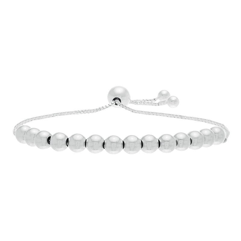 Adjustable Bead 925 Silver Bracelet