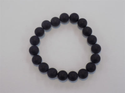 10 mm Stretch Onyx Matte Bracelets