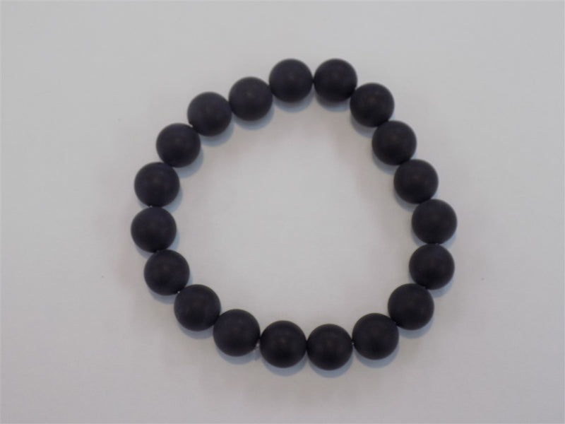 10 mm Stretch Onyx Matte Bracelets