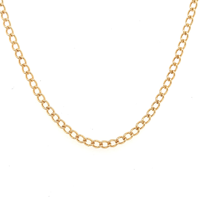 CX08: 1.7mm Curb Chain by the foot