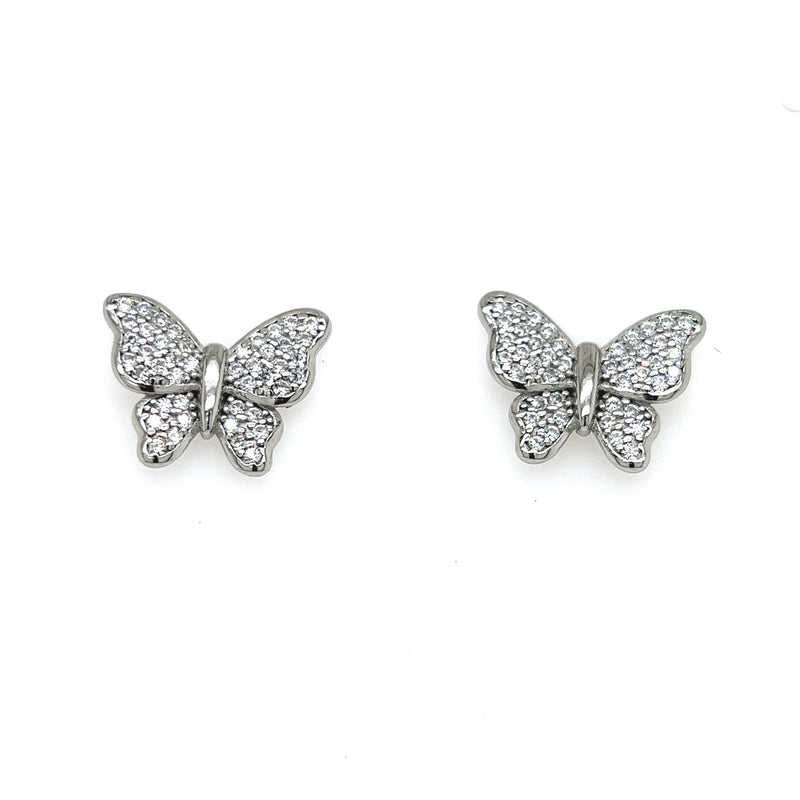 CZ Butterfly Studs