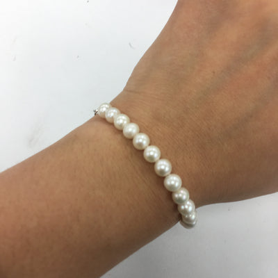 Adjustable bracelet - freshwater pearl
