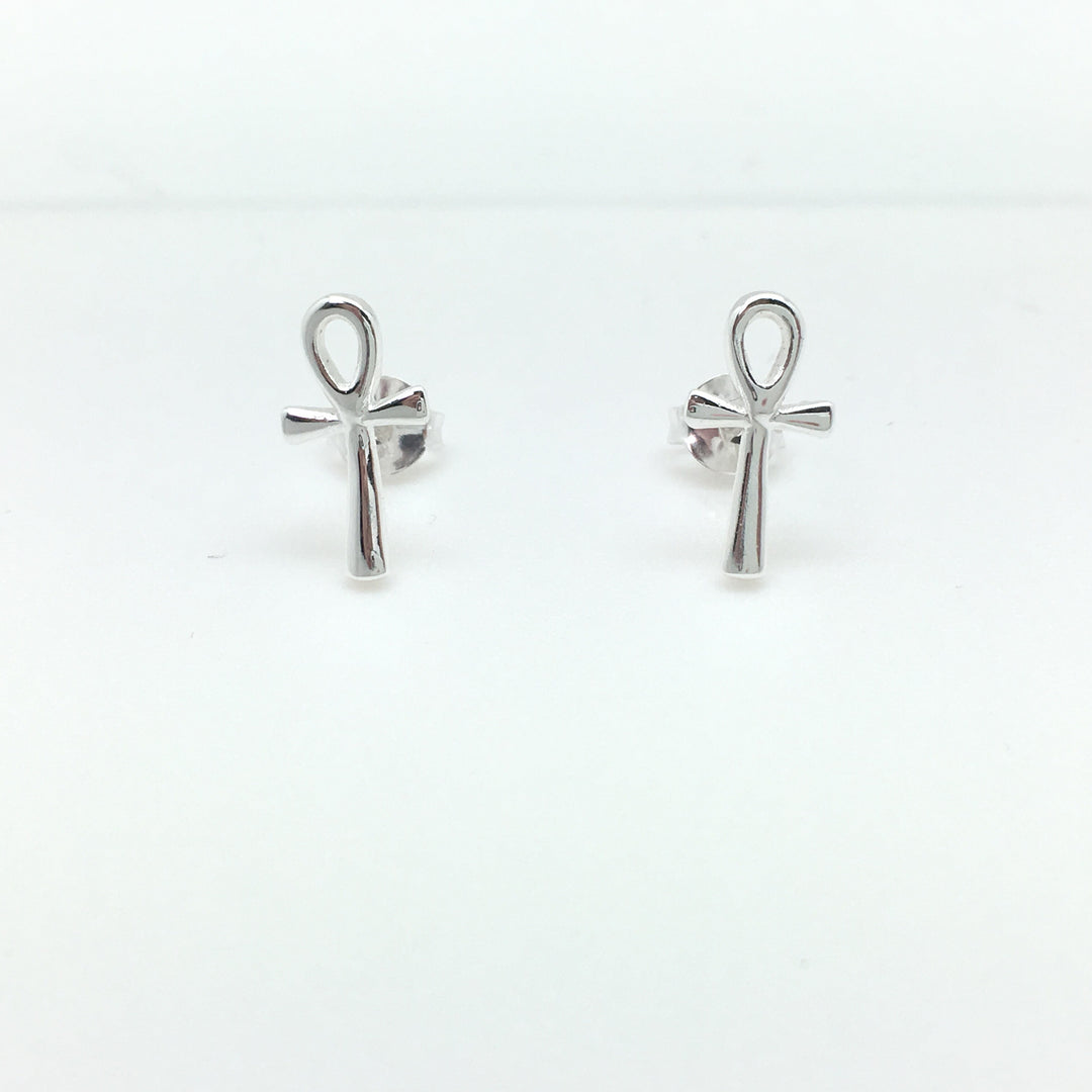 OT3-26793 Tiny Ankh Studs