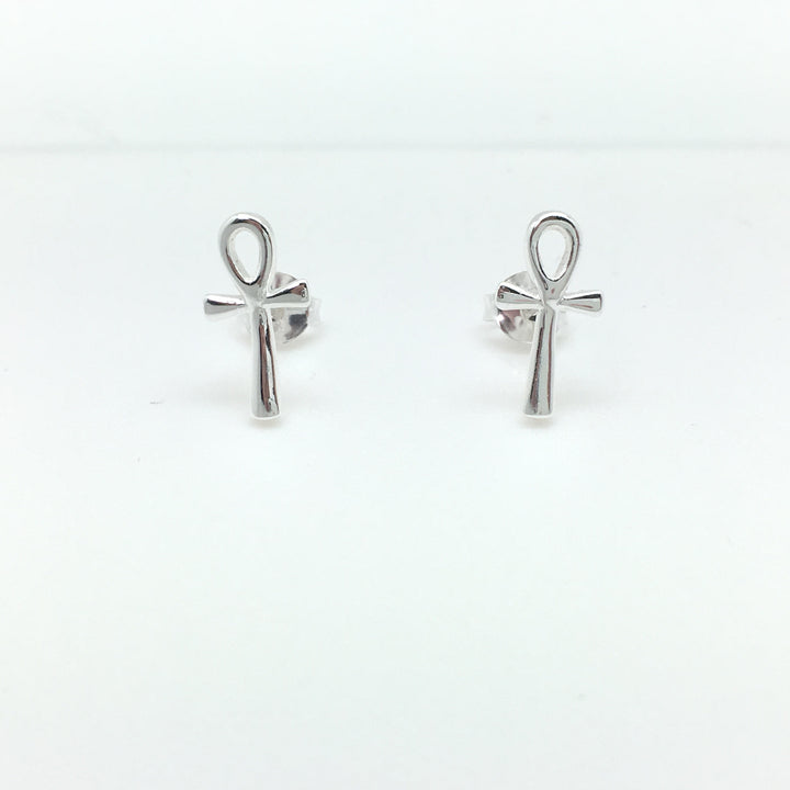 OT3-26793 Tiny Ankh Studs