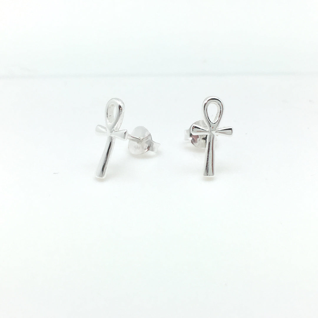 OT3-26793 Tiny Ankh Studs