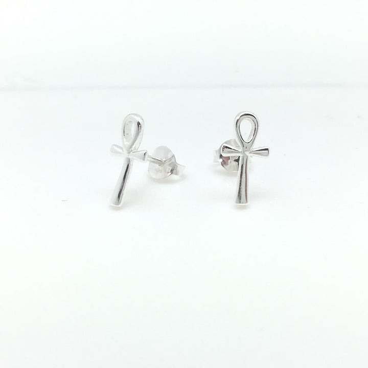 OT3-26793 Tiny Ankh Studs