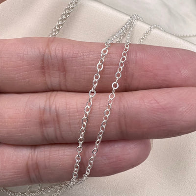 CX01: 1.7mm Cable Flat Chain by the foot