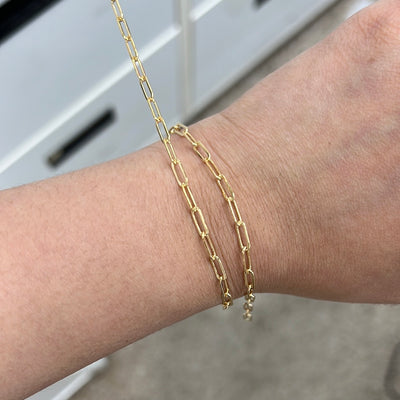 Paperclip #4 -3mm Medium - Chain by the foot