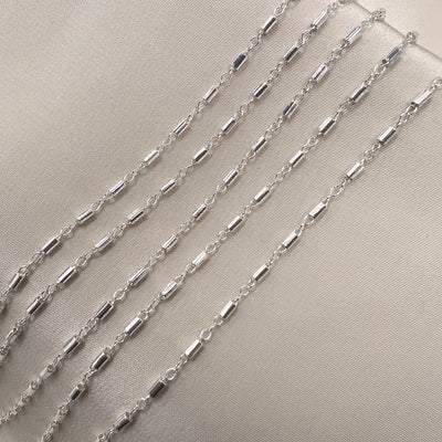 Tube Bar Chain By the Foot