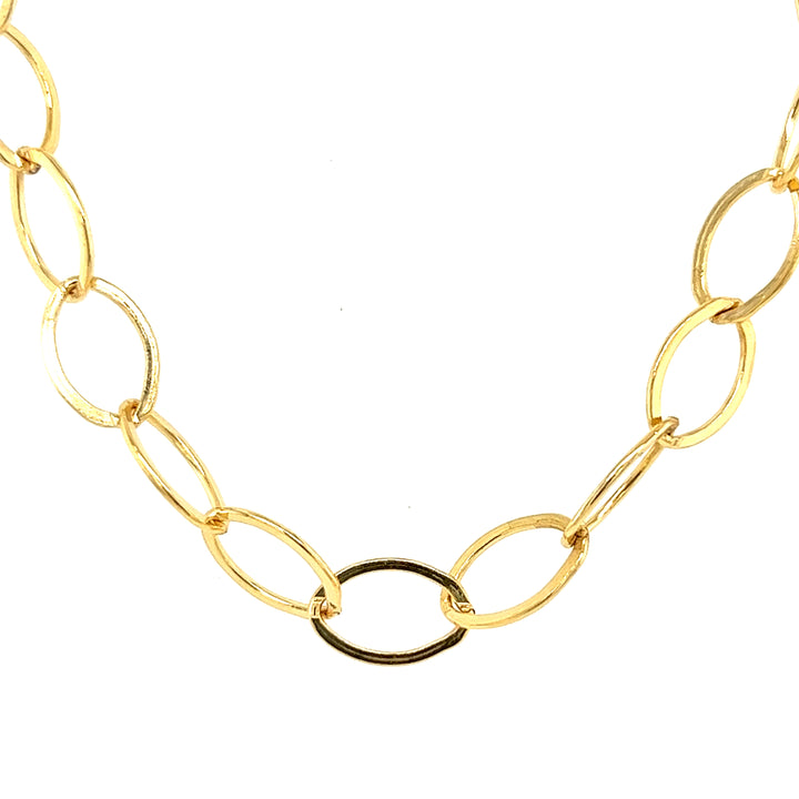 CX51: 5.8mm Oval Flat chain by the foot
