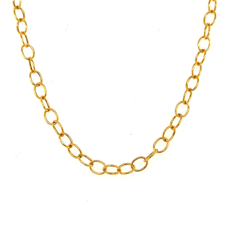 Oval Round Extension Chain - by the foot