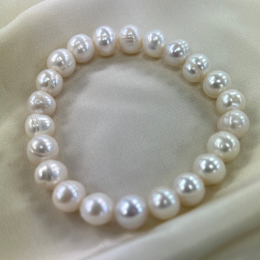 8-9mm Freshwater Pearl Stretch Bracelet
