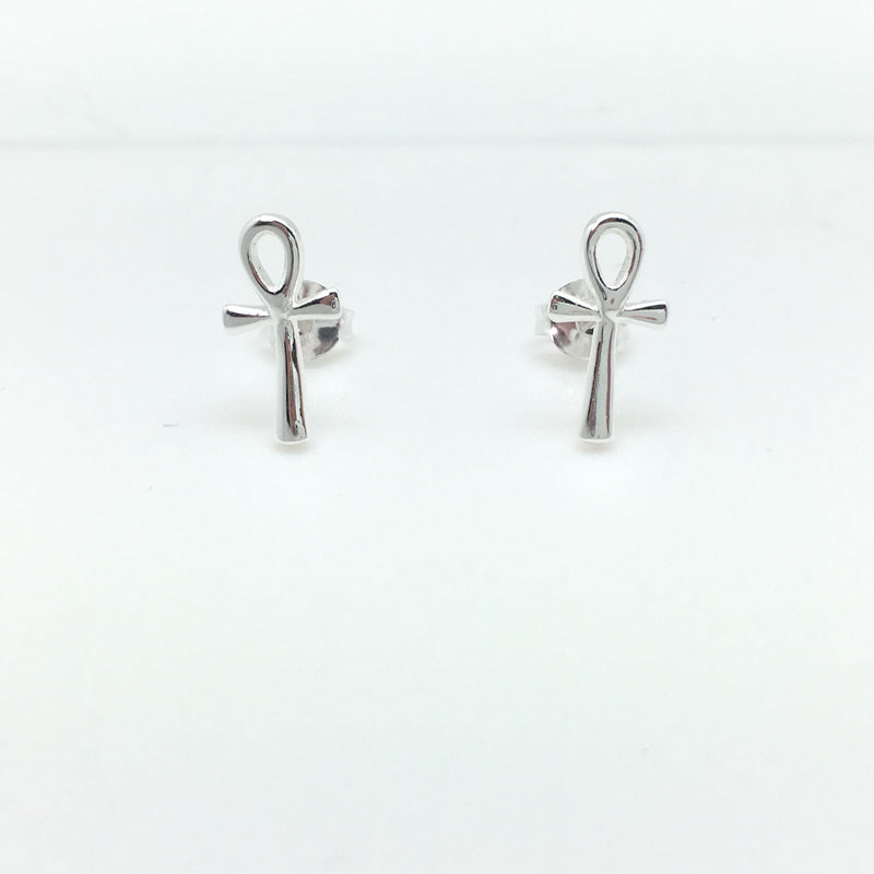 OT3-26793 Tiny Ankh Studs