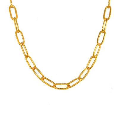 CX57: Paperclip #5 - 4.4mm Gold Filled - Chain By the Foot