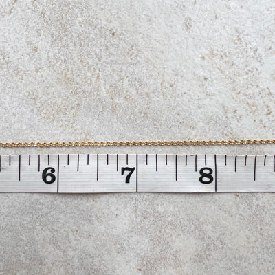 Rolo Chain - 1.5mm -  By the foot - 24GA JR