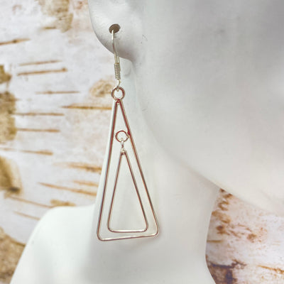 152536 Triangle Dangle Earrings