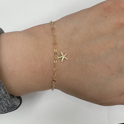 CH25 Starfish 8mm Wide Charms (Pack of 6)