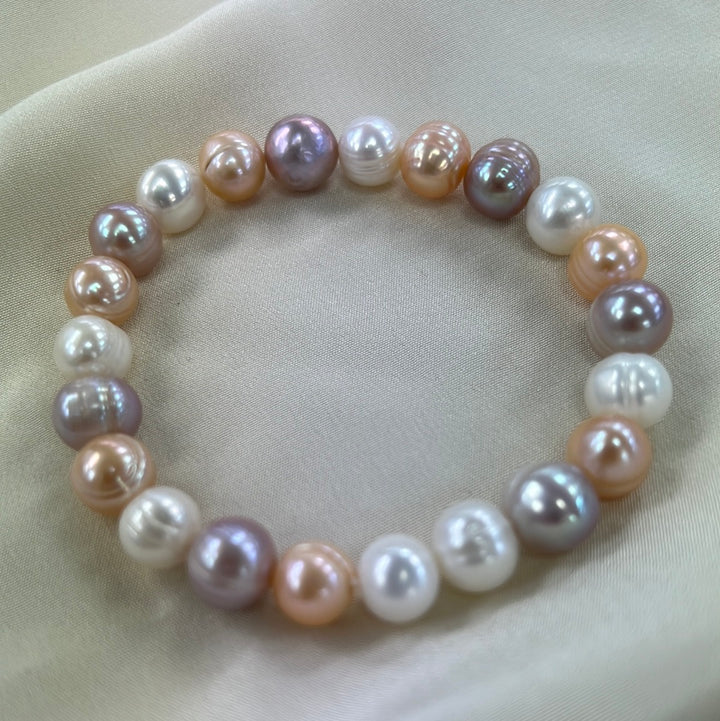 8-9mm Freshwater Pearl Stretch Bracelet