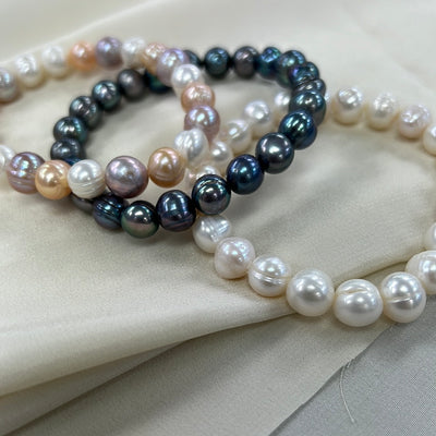 8-9mm Freshwater Pearl Stretch Bracelet