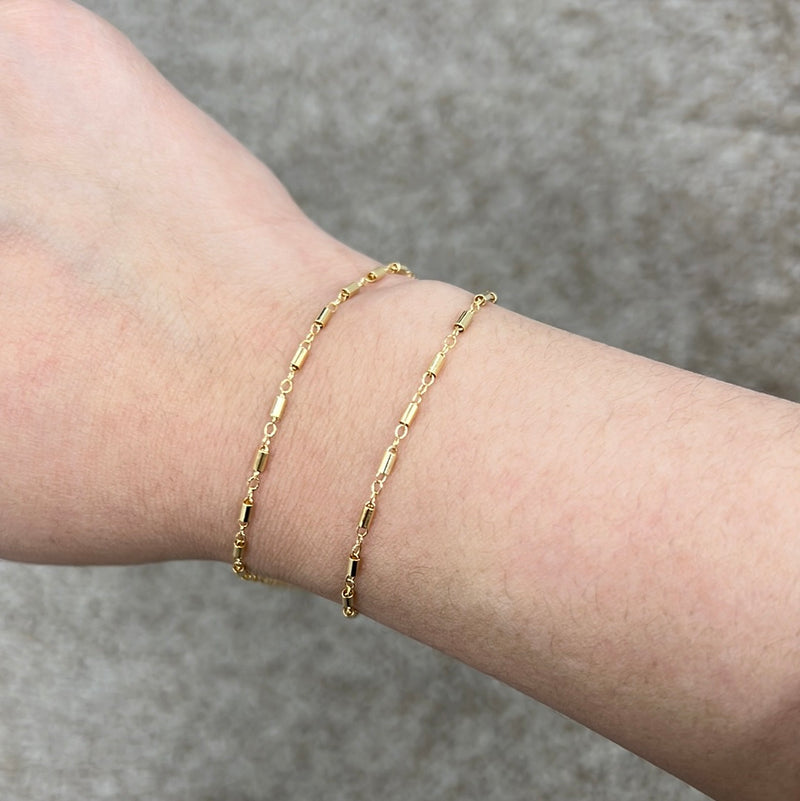 Tube Bar Chain By the Foot