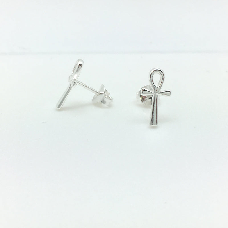 OT3-26793 Tiny Ankh Studs