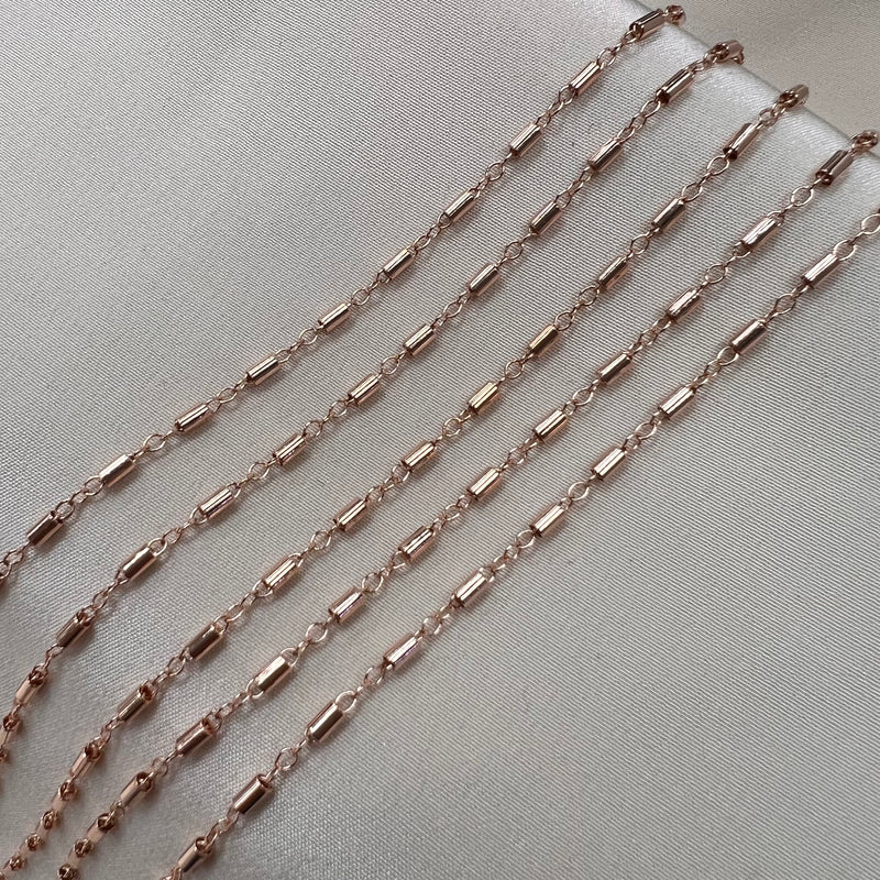 Tube Bar Chain By the Foot