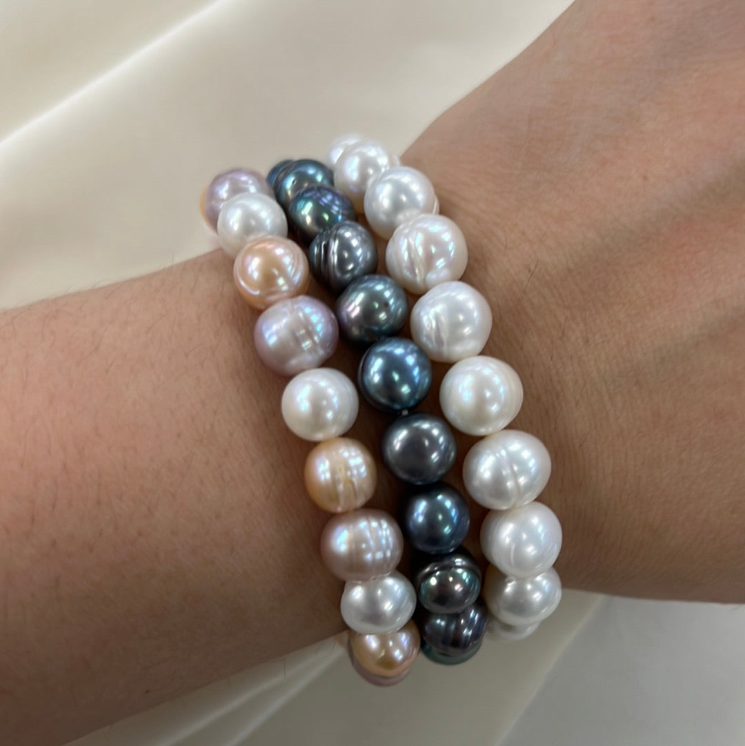 8-9mm Freshwater Pearl Stretch Bracelet