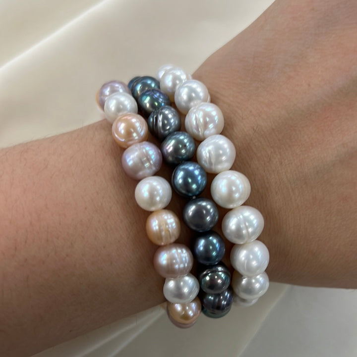 8-9mm Freshwater Pearl Stretch Bracelet