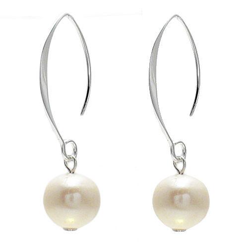 12mm Pearl on Long French Wire