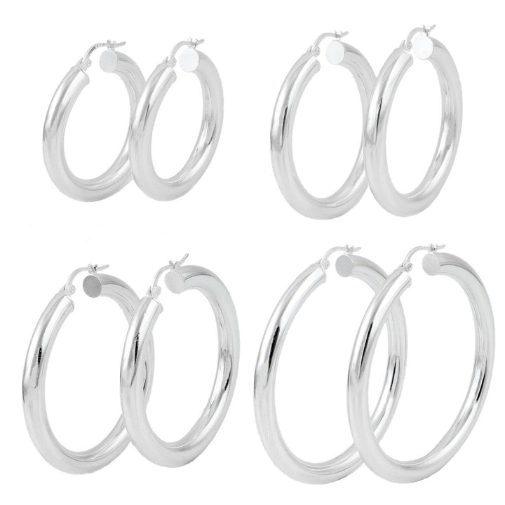 5mm Thick Round Tube Hoops - Multiple Sizes