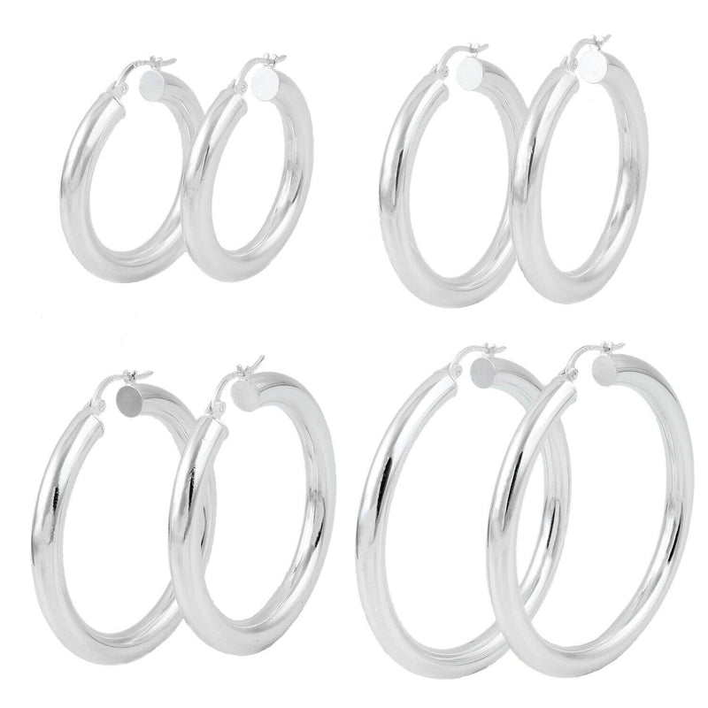 6mm Round Tube Hoops Thick - Multiple Sizes