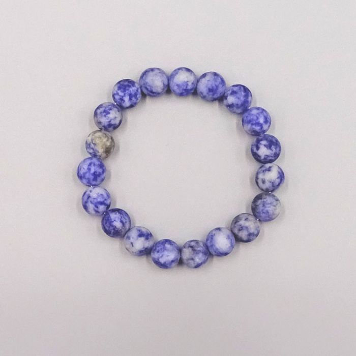 10mm Stretch Sodalite Matte Bracelet