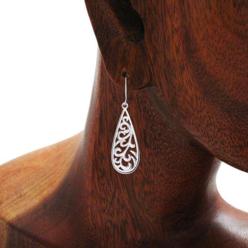 5-1204 Small Filigree Teardrop French Wire